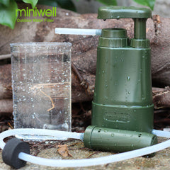 MINIWELL OUTDOOR HIKING WATER FILTER CAMPING CLEAN DRINKING KIT - outdoorposto