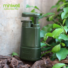 MINIWELL OUTDOOR HIKING WATER FILTER CAMPING CLEAN DRINKING KIT - outdoorposto