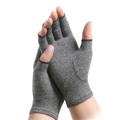 One Pair Women Men Arthritis Gloves Open Finger Arthritis Gloves Compression Gloves - outdoorposto